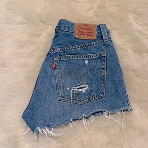Worn twice denim shorts